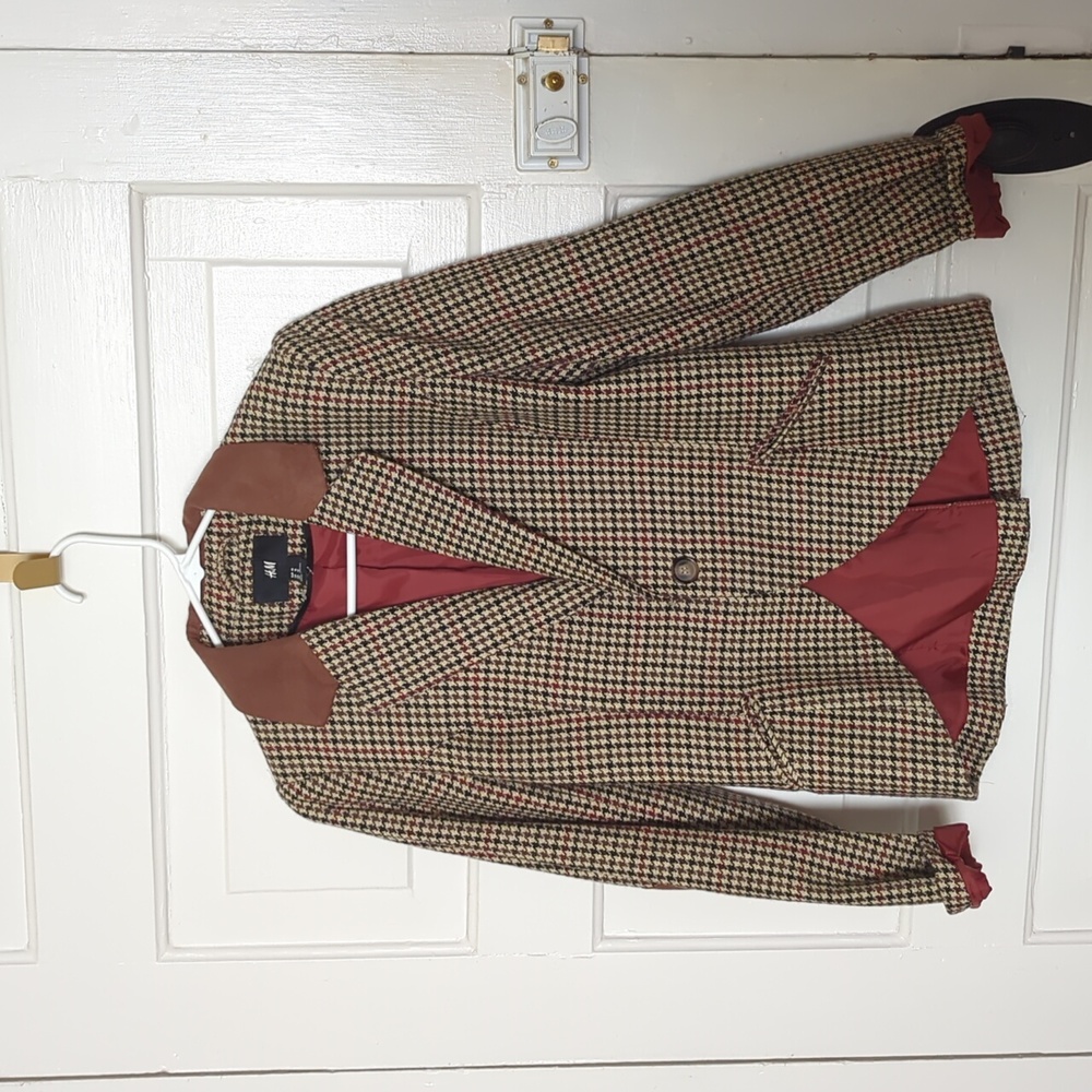 H&m blazer with suede elbow patches